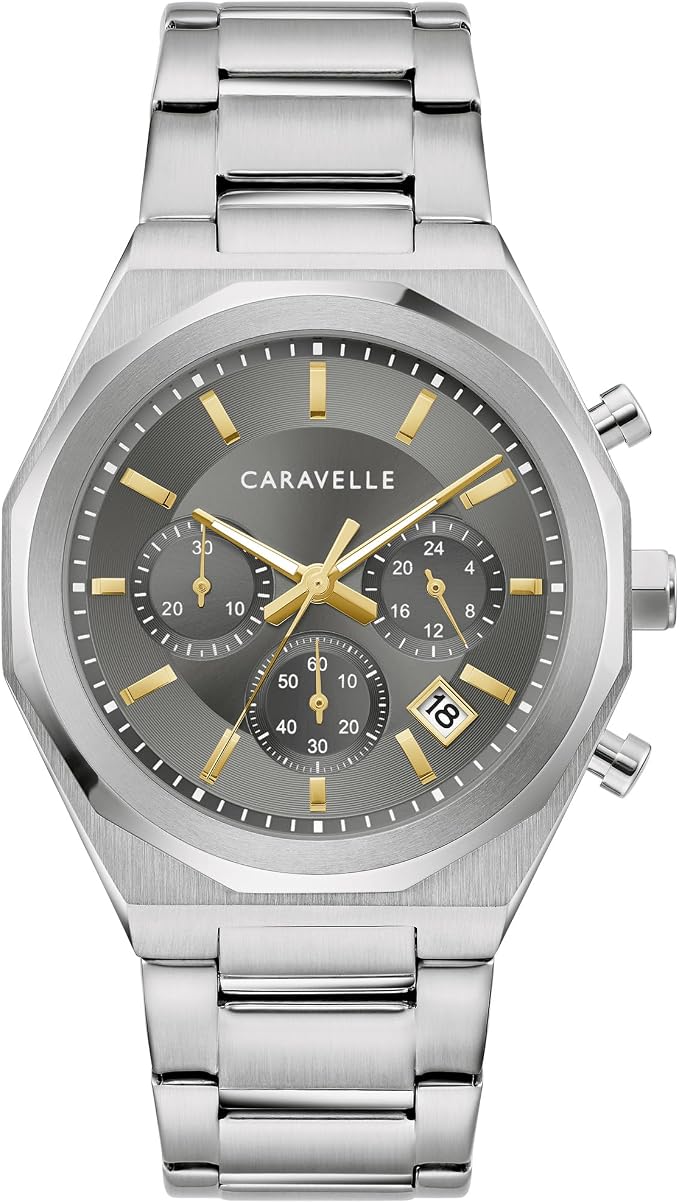 Caravelle by Bulova Sport Chronograph Esfera Negra — 43A158