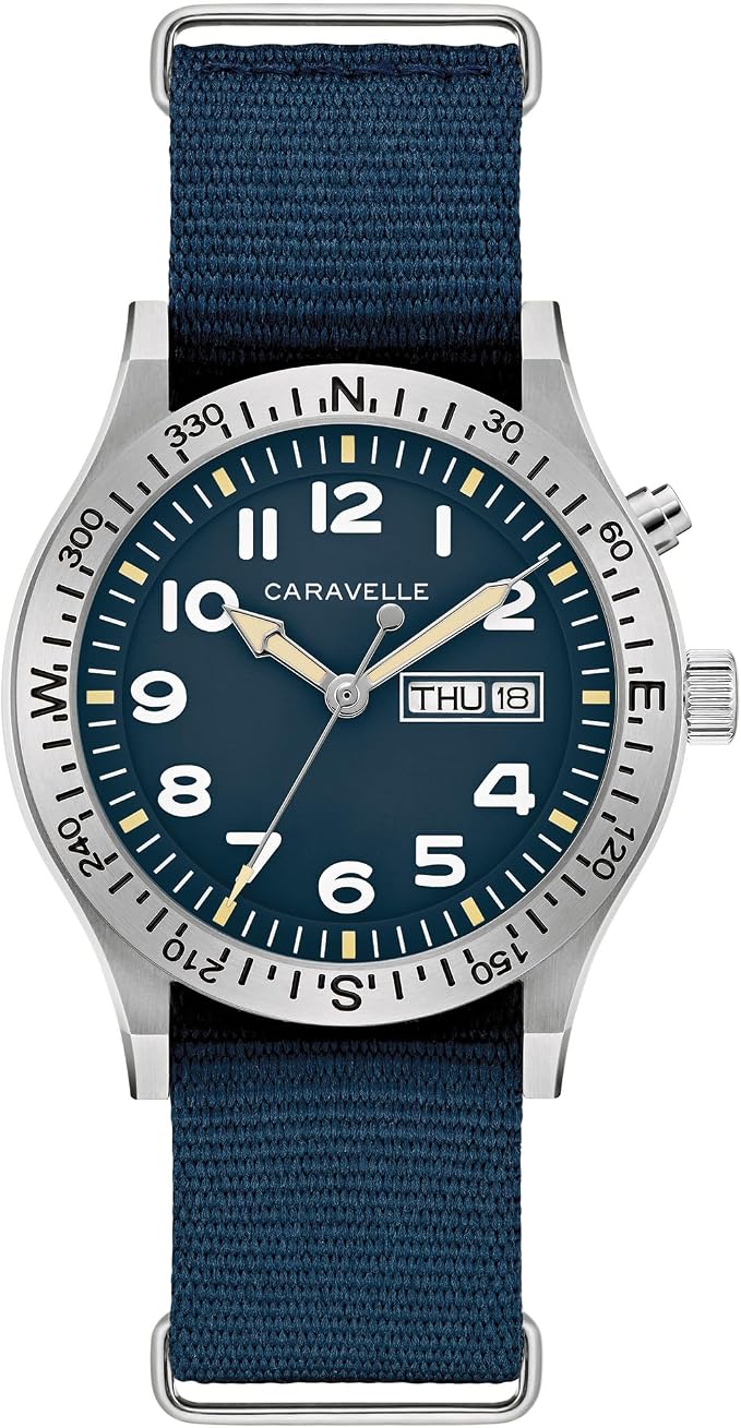 Caravelle by Bulova Sport Diver Esfera Azul — 43C126
