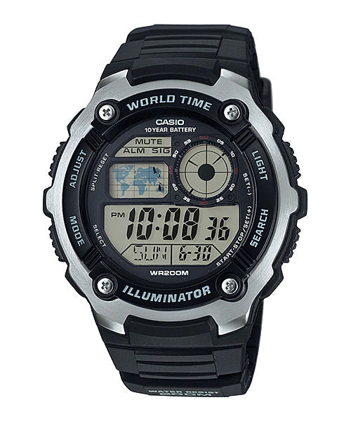 Reloj casual correa de resina AE-2100W-1AV