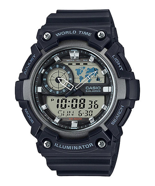 Reloj casual correa de resina AEQ-200W-1AV