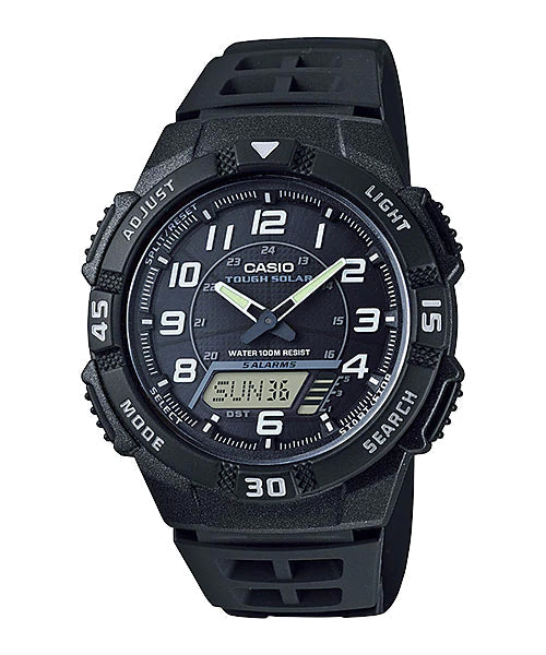 Reloj casual correa de resina AQ-S800W-1BV