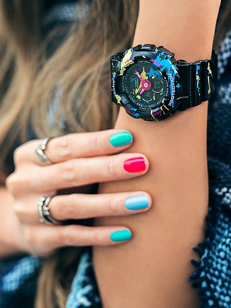 Reloj Baby-G deportivo correa de resina BA-120SPL-1A