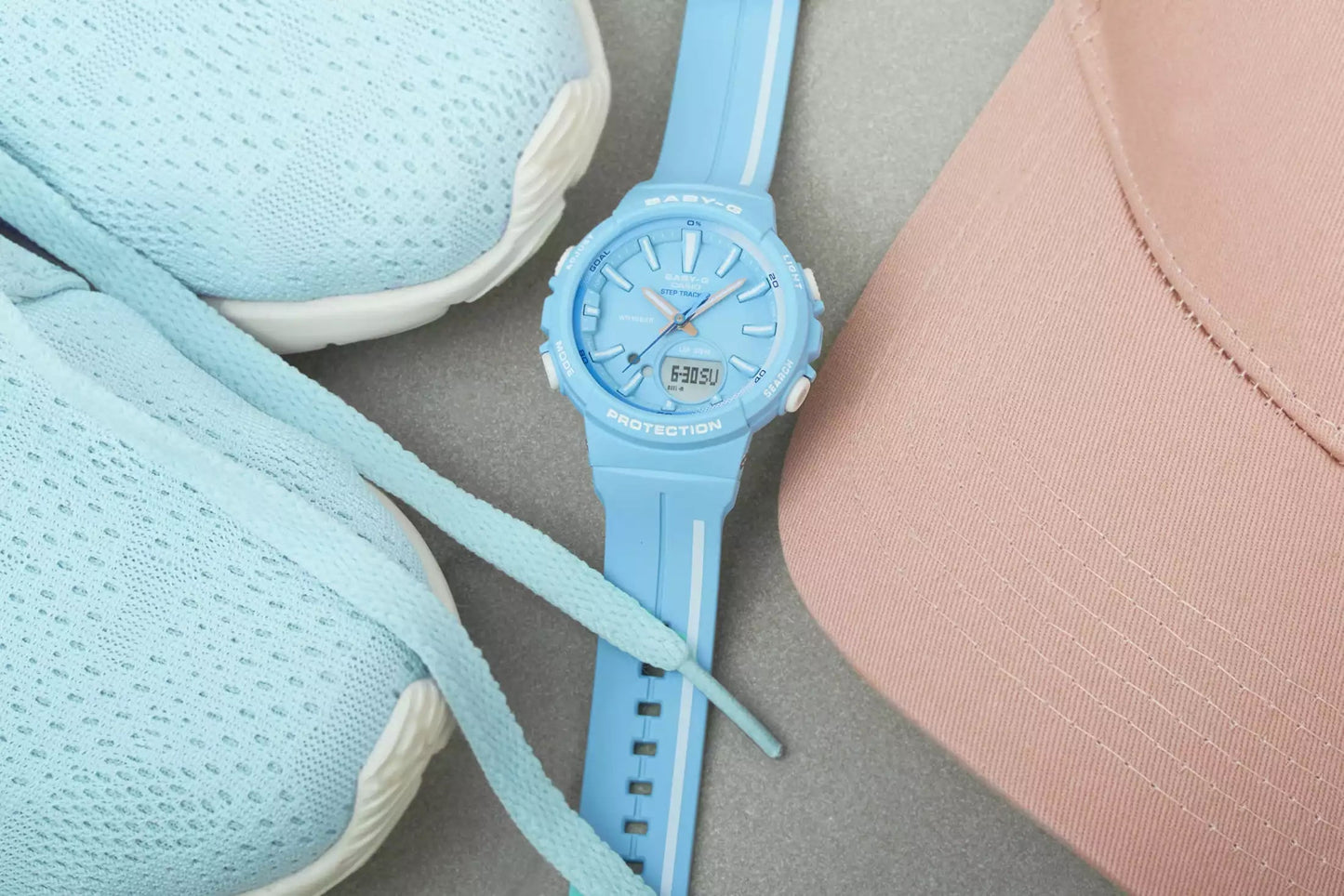 Reloj Baby-G casual correa de resina BGS-100RT-2A