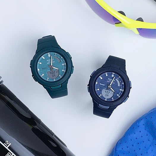 Reloj Baby-G deportivo correa de resina BSA-B100AC-3A