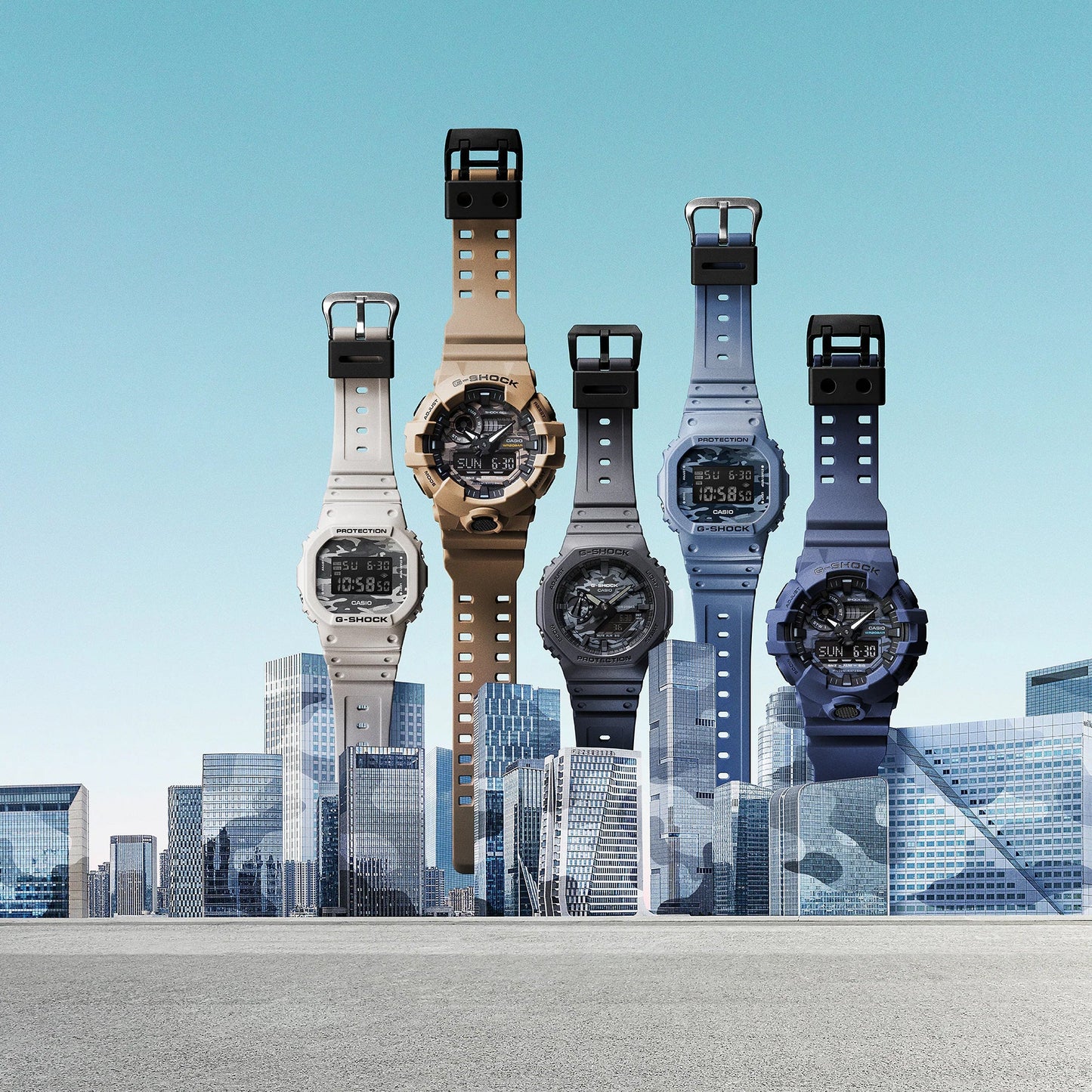 Reloj G-Shock deportivo correa de resina DW-5600CA-8
