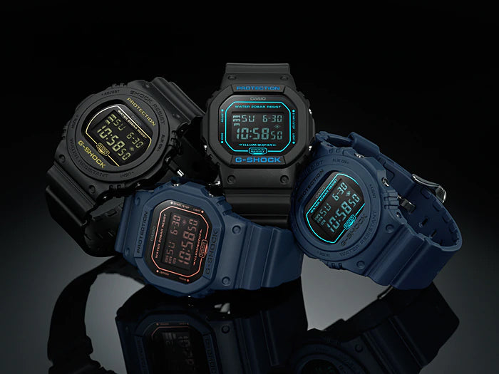 Reloj G-Shock deportivo correa de resina DW-5700BBM-2