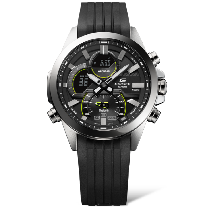 Reloj Edifice casual correa de resina ECB-30P-1A