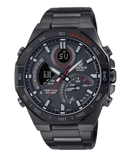 Reloj Edifice casual correa de acero inoxidable ECB-950DC-1A