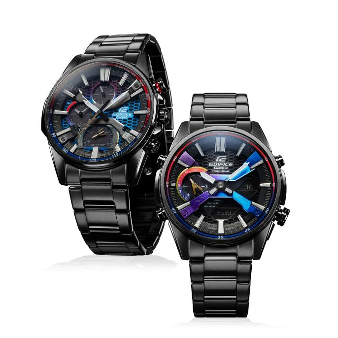 Reloj Edifice casual correa de acero inoxidable ECB-S100HG-1A