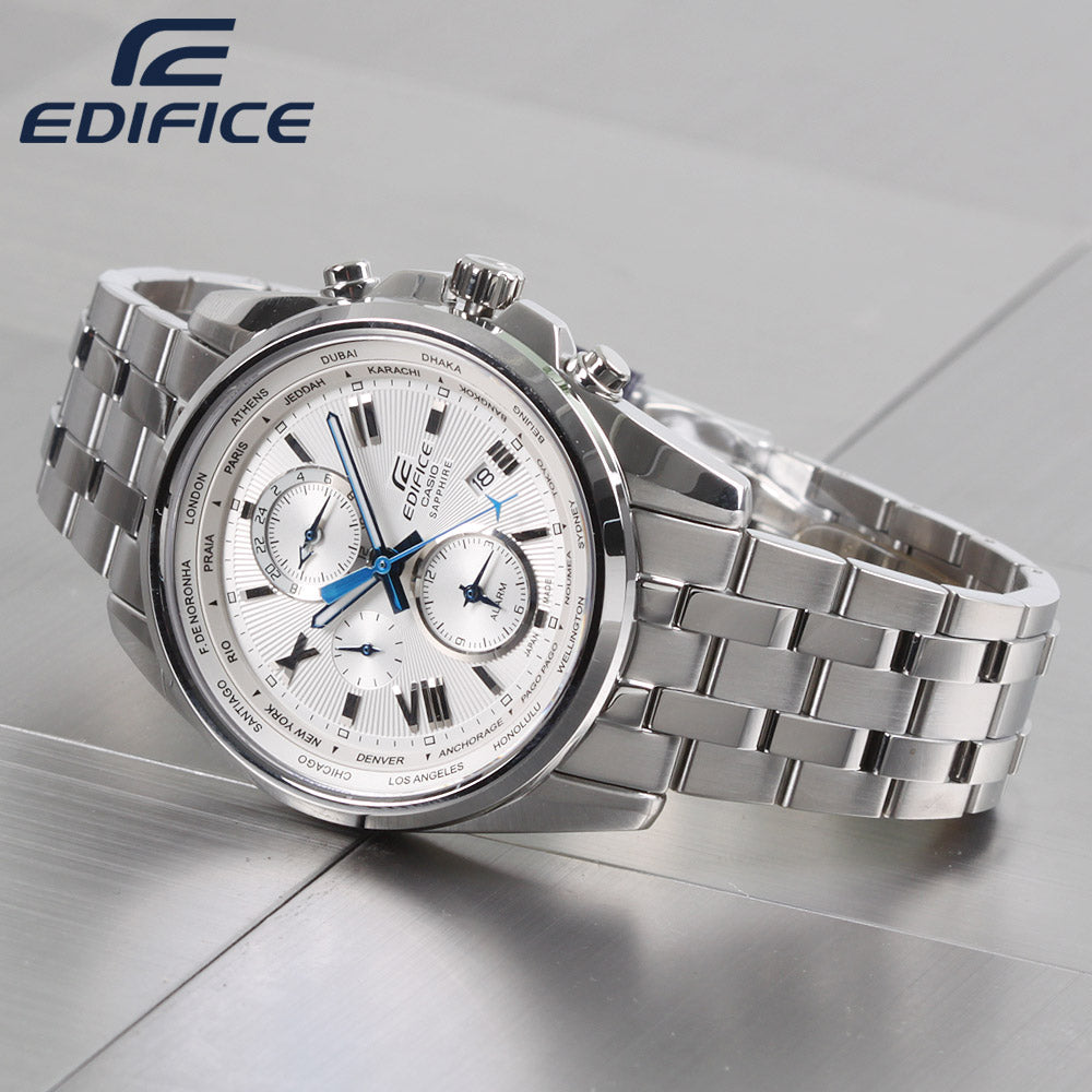 Reloj Edifice casual correa de acero inoxidable EFB-301JD-7A