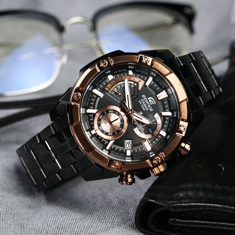 Reloj Edifice casual correa de acero inoxidable EFR-559DC-1BV