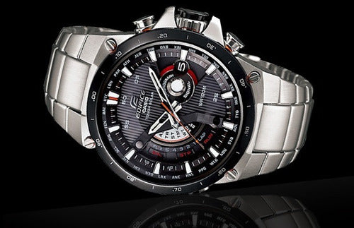 Reloj Edifice casual correa de acero inoxidable EQS-A1000DB-1AV