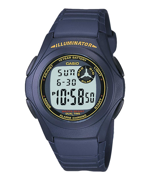 Reloj deportivo correa de resina F-200W-2B
