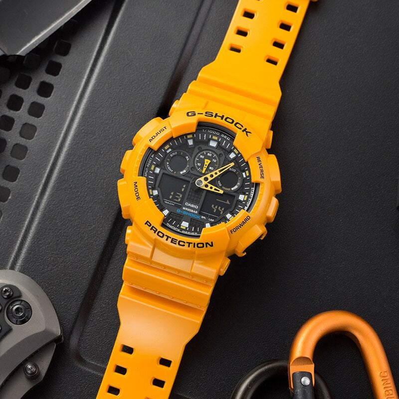 Reloj G-Shock deportivo correa de resina GA-100A-9A