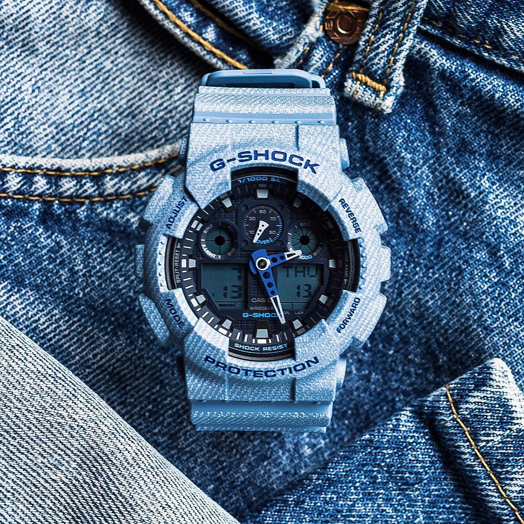 Reloj G-Shock deportivo correa de resina GA-100DE-2A