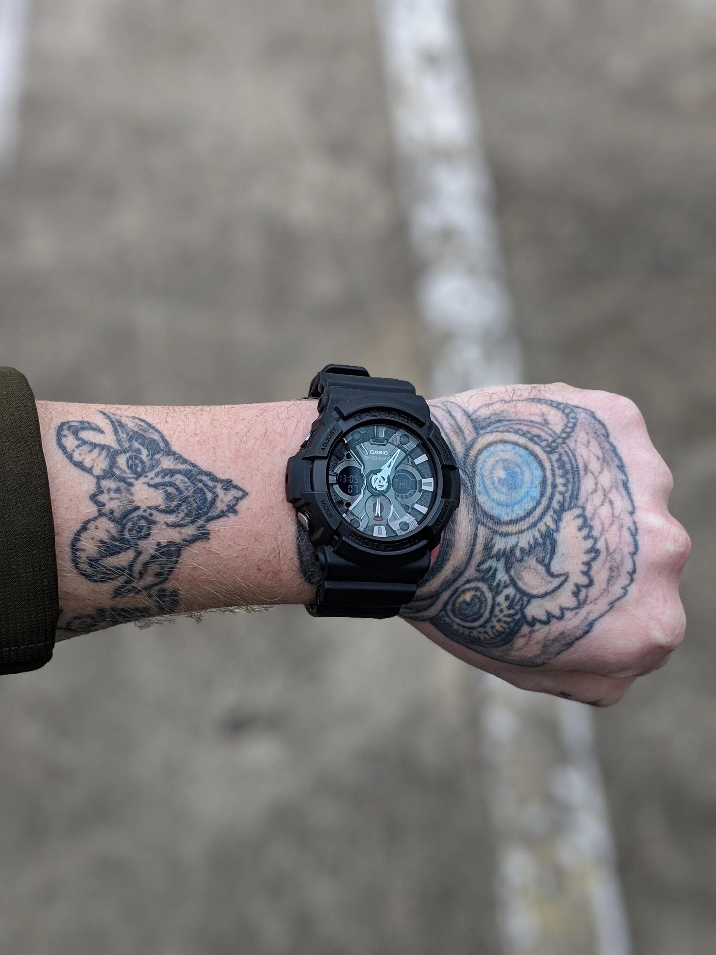 Reloj G-Shock deportivo correa de resina GA-201-1A