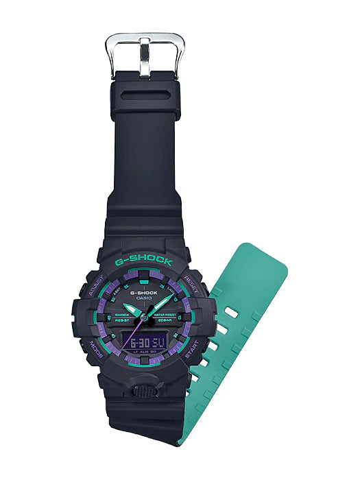 Reloj G-Shock deportivo correa de resina GA-800BL-1A