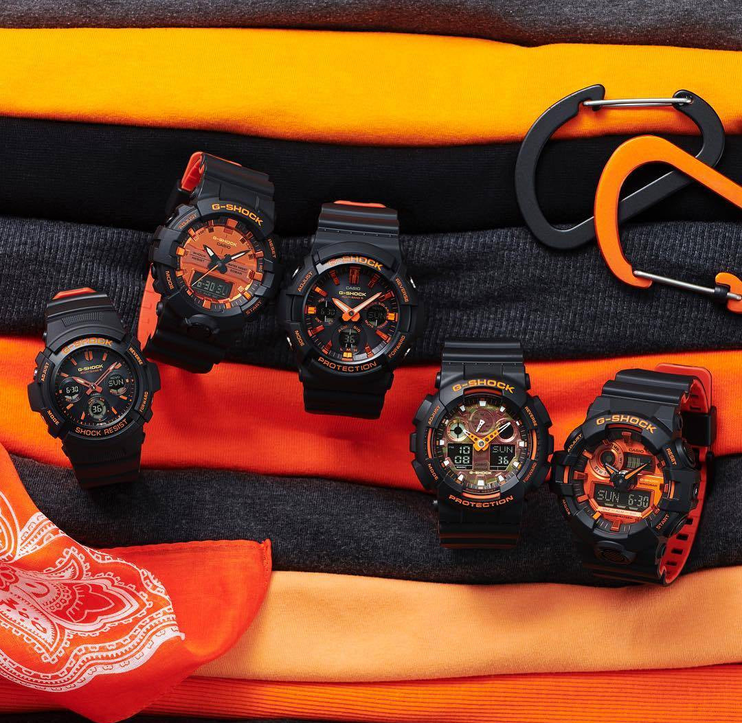 Reloj G-Shock deportivo correa de resina GAS-100BR-1A