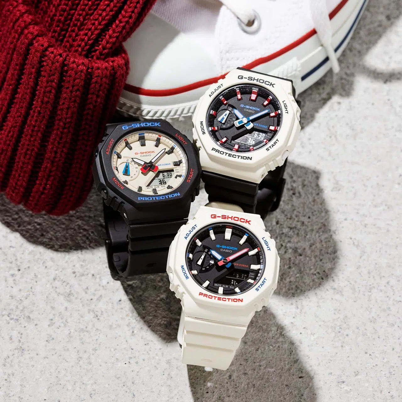 Reloj G-Shock deportivo correa de resina GMA-S2100WT-1A