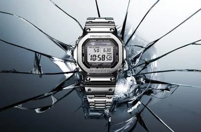 Reloj G-Shock deportivo correa de acero inoxidable GMW-B5000D-1