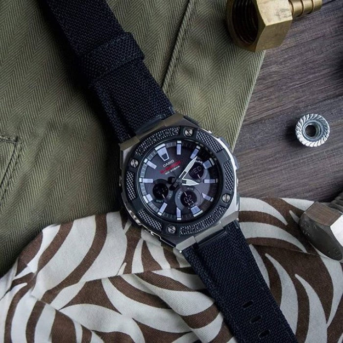 Reloj G-Shock deportivo correa de cuero GST-S330AC-1A