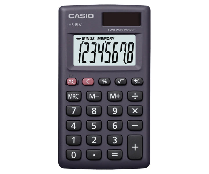 Calculadora portatil HS-8LV-BK