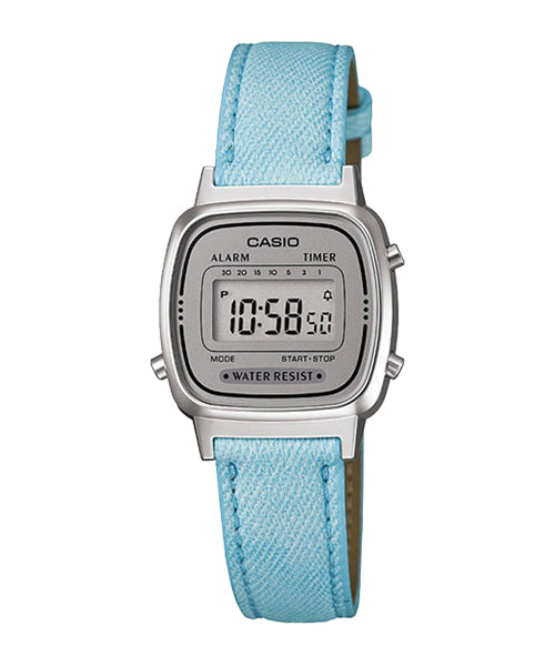 Reloj Vintage casual correa de cuero LA-670WL-2A