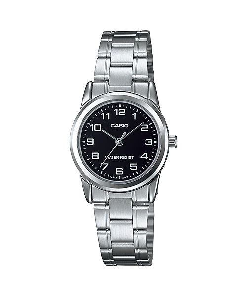 Reloj casual correa de acero inoxidable LTP-V001D-1B