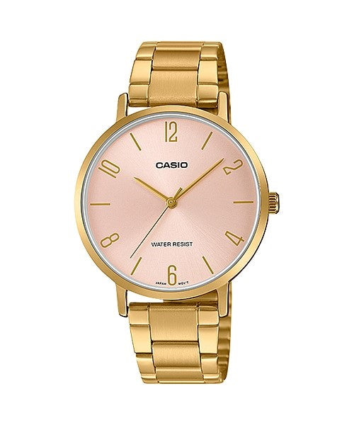 Reloj casual correa de acero inoxidable LTP-VT01G-4B