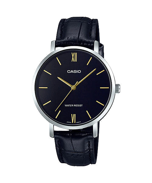 Reloj casual correa de cuero LTP-VT01L-1B