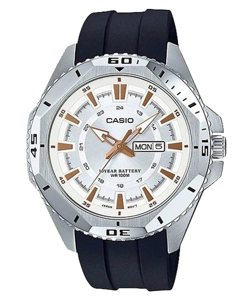 Reloj casual correa de resina MTD-1085-7AV