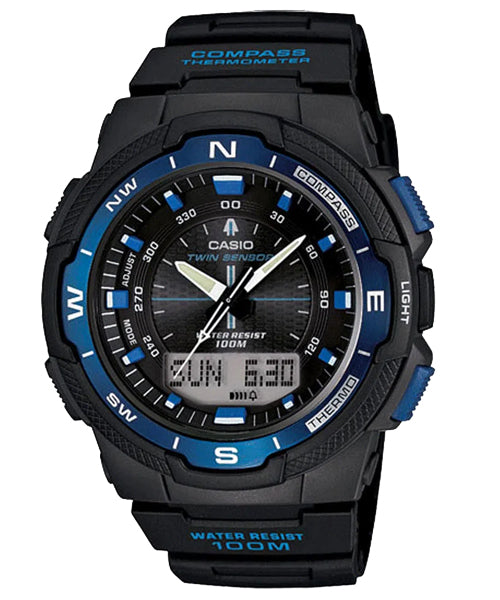 Reloj casual correa de resina SGW-500H-2BV