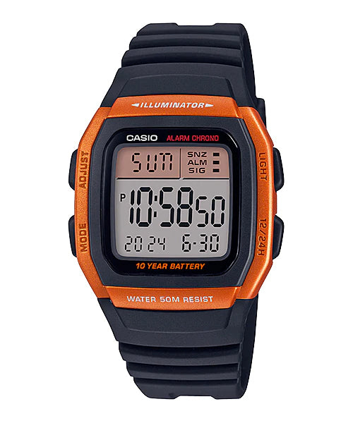 Reloj deportivo correa de resina W-96H-4A2V