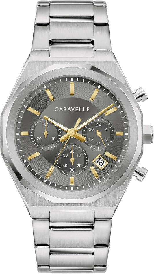 Caravelle by Bulova Sport Chronograph Esfera Negra — 43A158