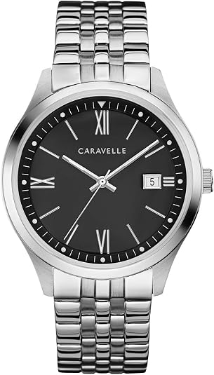 Caravelle by Bulova Dress Chronograph Esfera Azul / Tono Negro — 43B158