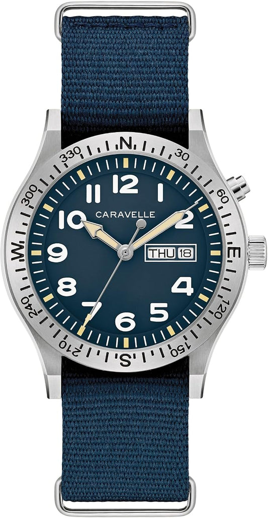 Caravelle by Bulova Sport Diver Esfera Azul — 43C126