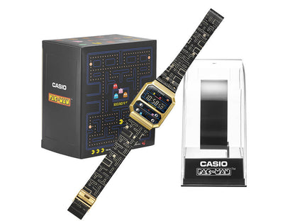 Reloj Vintage casual correa de acero inoxidable A-100WEPC-1B