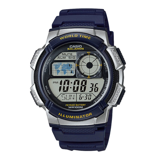 Reloj casual correa de resina AE-1000W-2AV