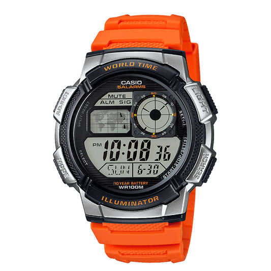 Reloj casual correa de resina AE-1000W-4BV