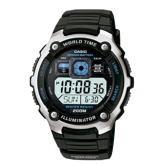 Reloj casual correa de resina AE-2000W-1AV