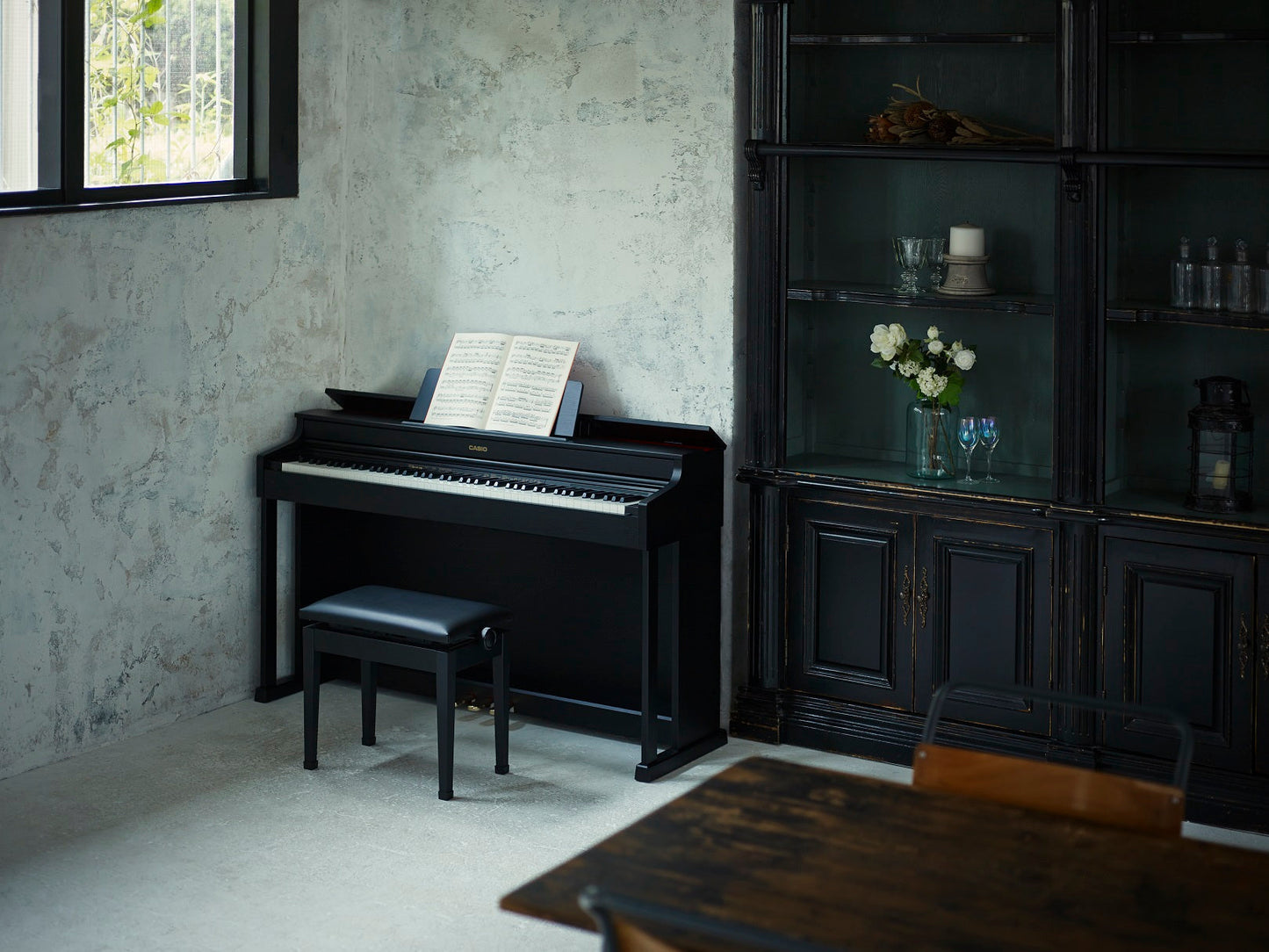 Piano con mueble AP-470BK