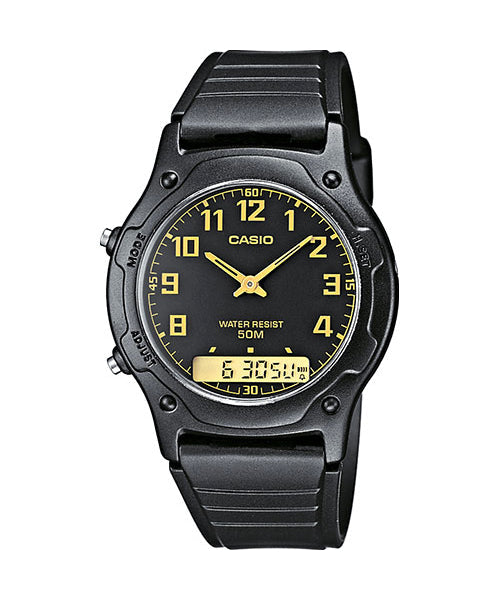 Reloj casual correa de resina AW-49H-1BV