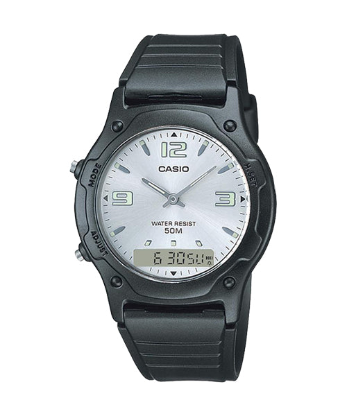 Reloj casual correa de resina AW-49HE-7AV