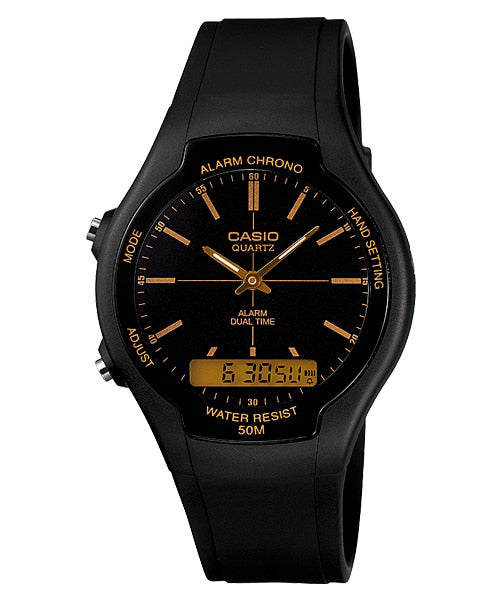 Reloj casual correa de resina AW-90H-9EV