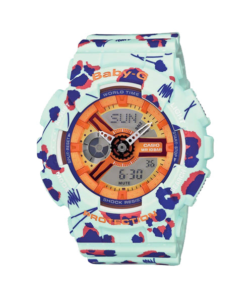 Reloj Baby-G deportivo correa de resina BA-110FL-3A