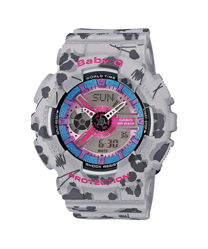 Reloj Baby-G deportivo correa de resina BA-110FL-8A