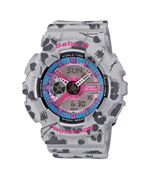 Reloj Baby-G deportivo correa de resina BA-110FL-8A