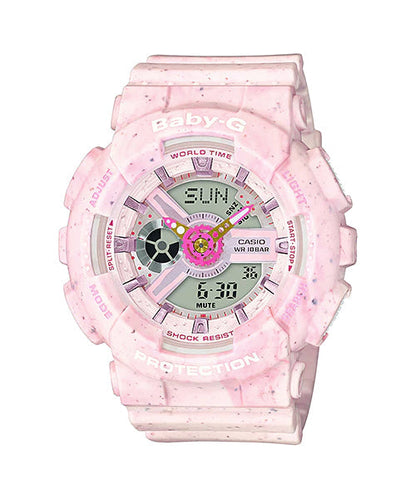 Reloj Baby-G deportivo correa de resina BA-110PI-4A