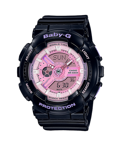 Reloj Baby-G deportivo correa de resina BA-110PL-1A