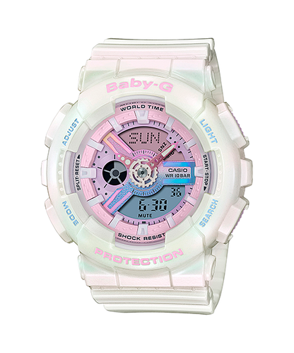 Reloj Baby-G deportivo correa de resina BA-110PL-7A1